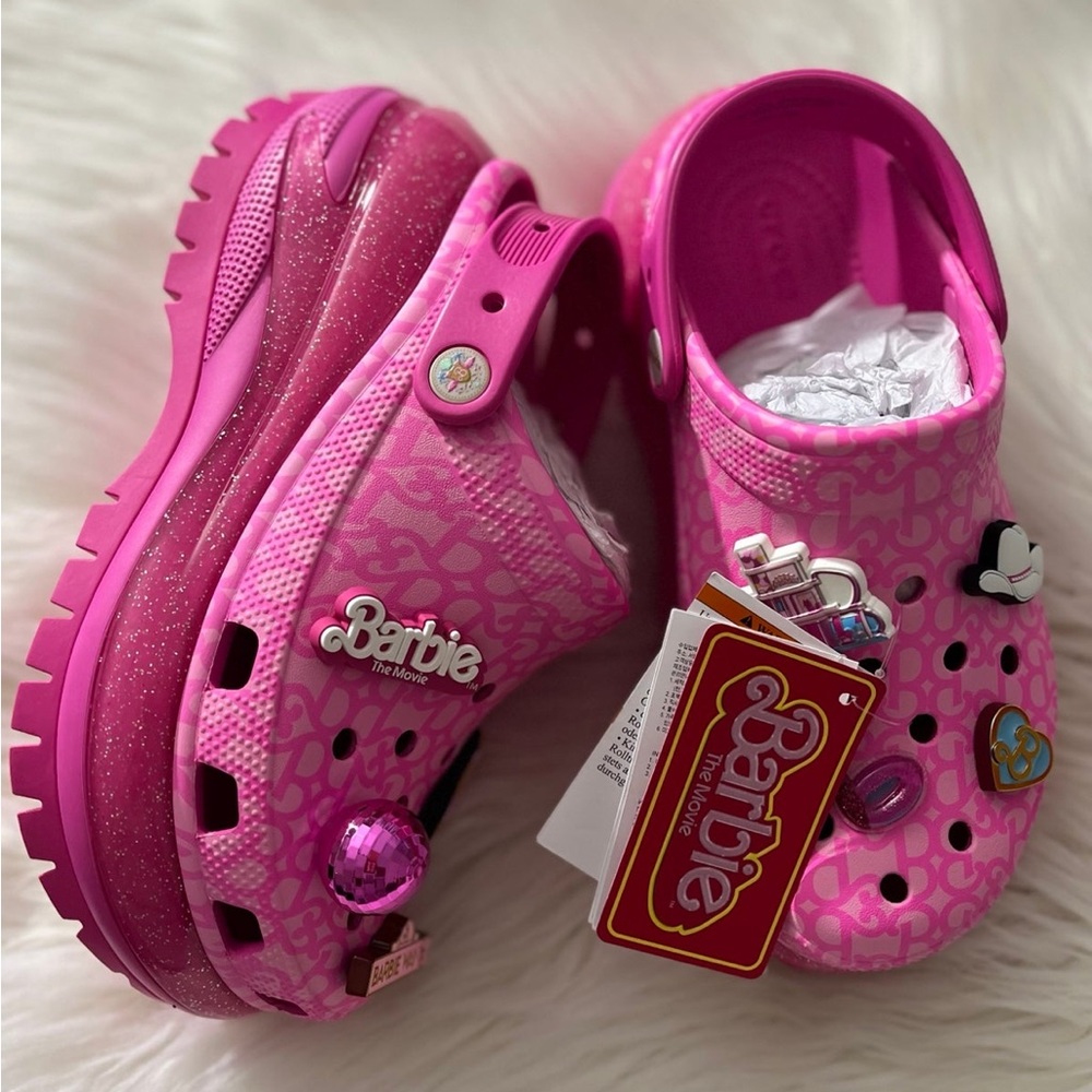 Crocs x Barbie Mega Crush Clog All Sizes W & M  - Brand New Free Same Day Ship!